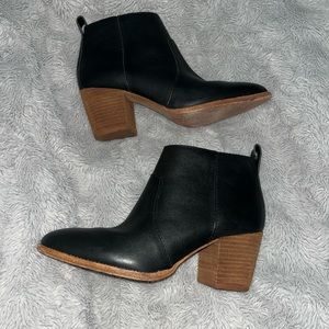 Madewell Black Ankle Boot womens 5